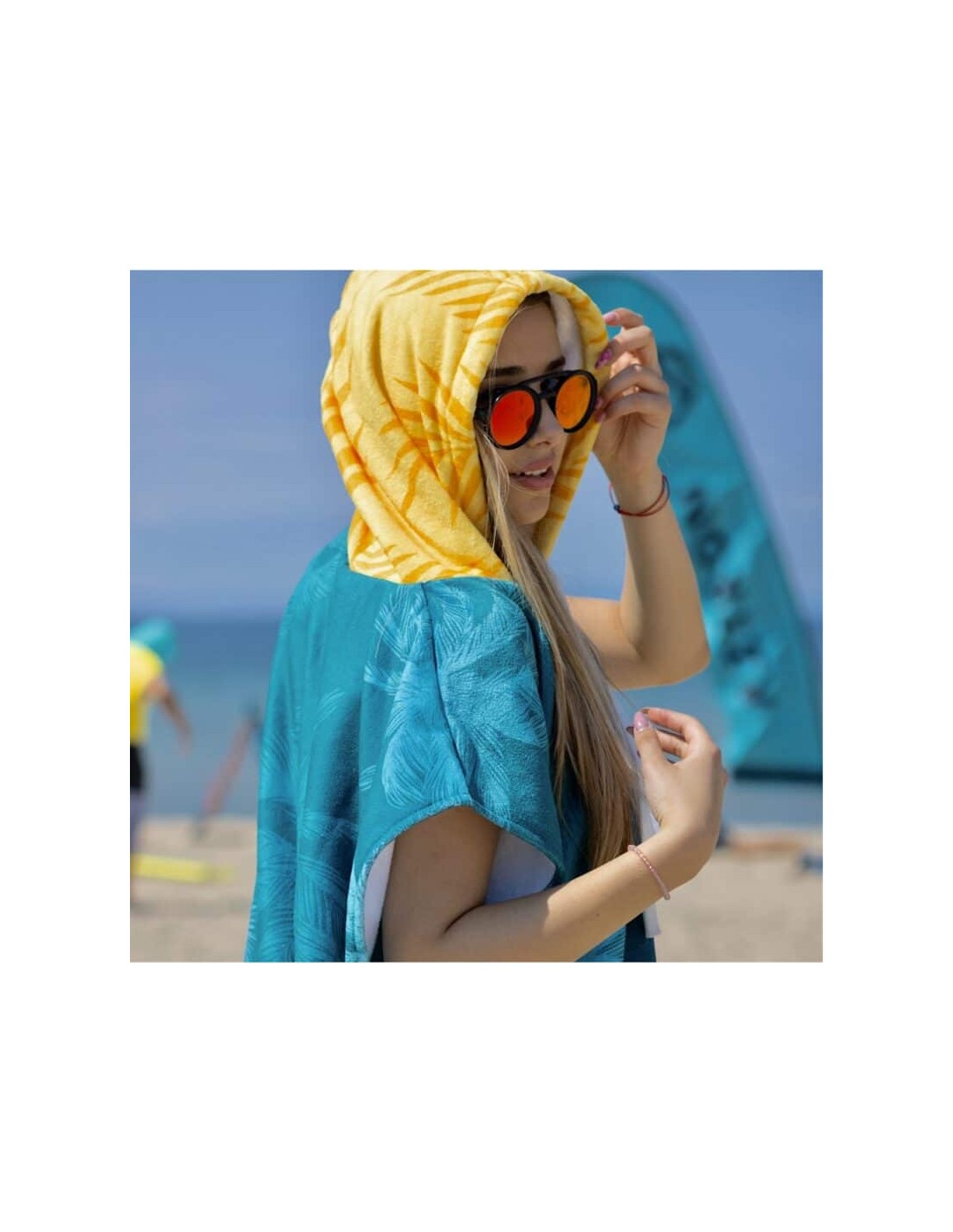 ПОНЧО MAZE BLUE TROPICAL